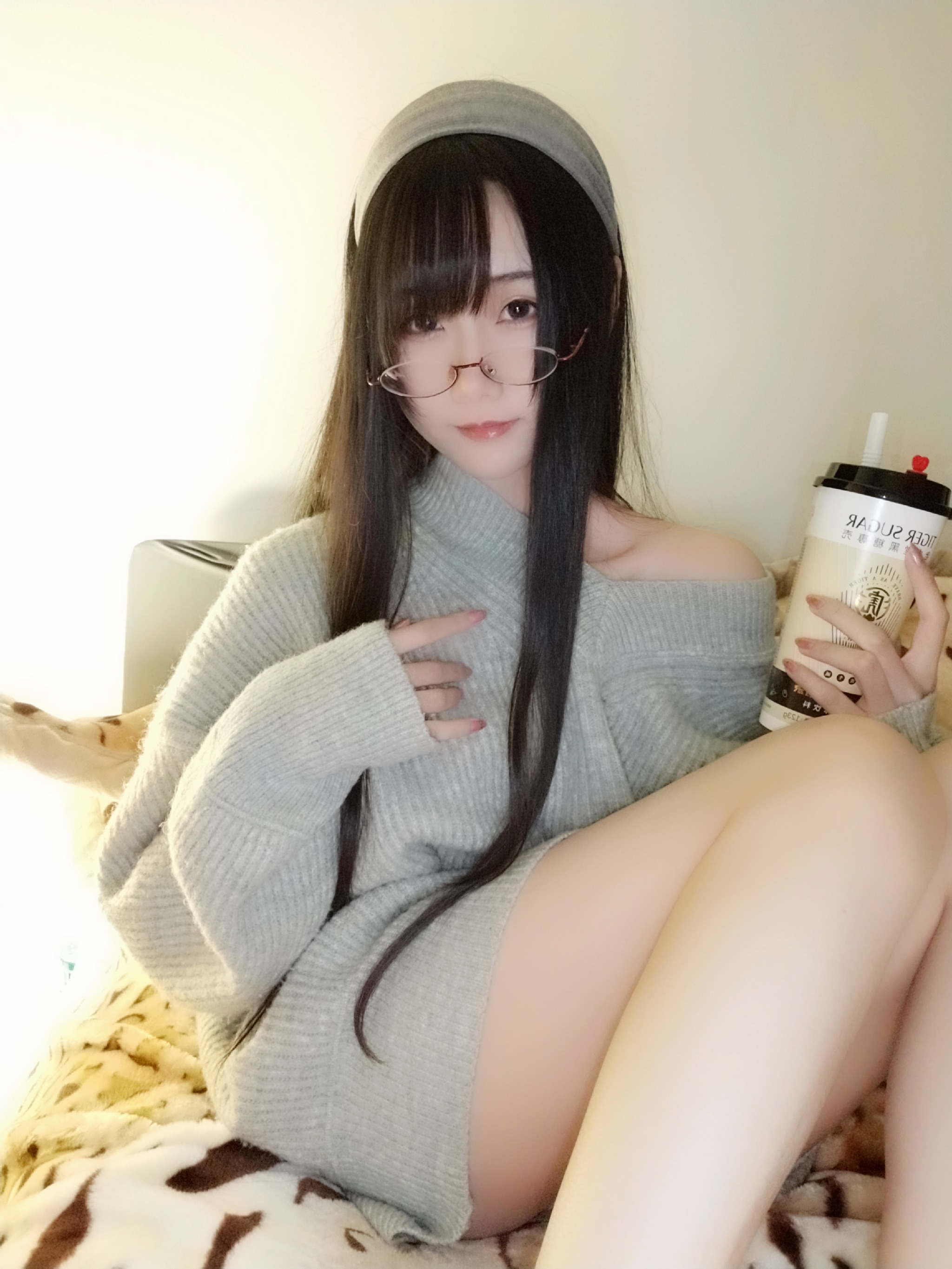 图片[1]-曉美媽 – NO.016 奶茶小姐 [11P]-XikXak